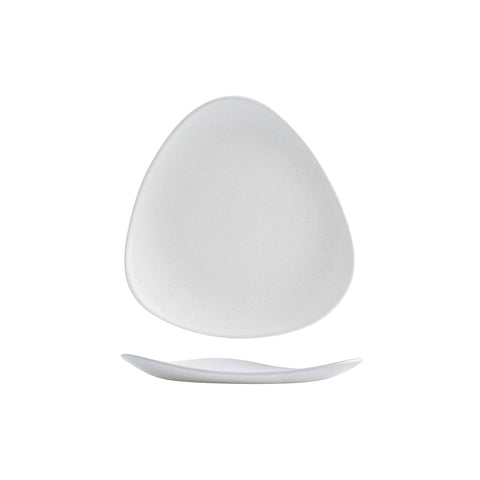 9985319 Churchill Vellum Satin White Dinnerware Collection Satin White Triangular Plate 192mm