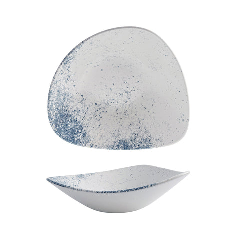 9985423-H Churchill Studio Prints Vellum Haze Dinnerware Collection Vellum Haze Traingular Bowl 235mm/600ml