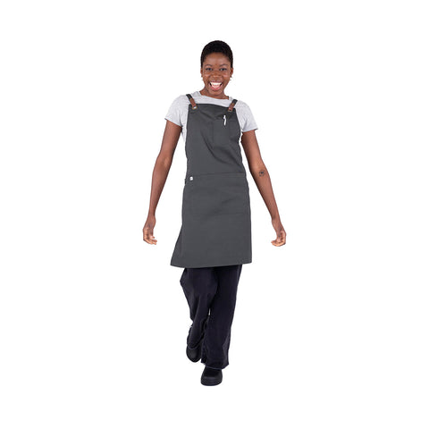 AC-LUCA03 Luca Bib Aprons Luca Bib Apron - Bottle Green