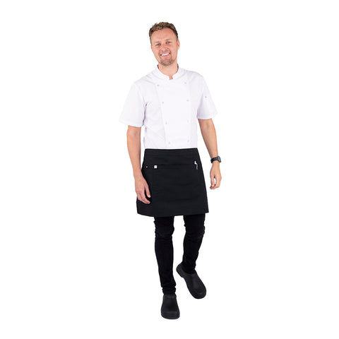 AC-LUCA10 Luca Waist Aprons Luca Waist Apron - Black