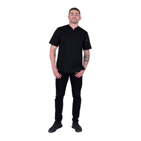 Alex Zipper Jacket Black - 2XL Chef Jacket Alex Zipper Black Alex Zipper Jacket Black - 2 X-Large