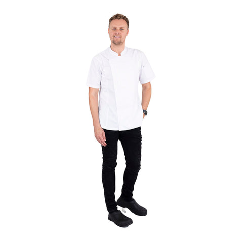 Alex Zipper Jacket White - 2XL Chef Jacket Alex Zipper White Alex Zipper Jacket White - 2 X-Large