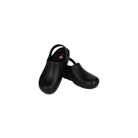 Classic Style Slip-On Clogs Black 45 Classic Slip-On Chef Clog Black Classic Slip-On Chef Clog Black - Size 45