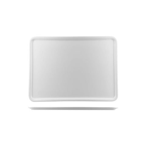 BRT41 Buffetware RAK Porcelain Buffet Rectangular Tray - Narrow Rim 410x300x13mm / 1.6lt