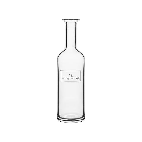 CC6511202 Luigi Bormioli Optima Bottles Bottle with 1000ml Pour Line 80x318mm / 1000ml