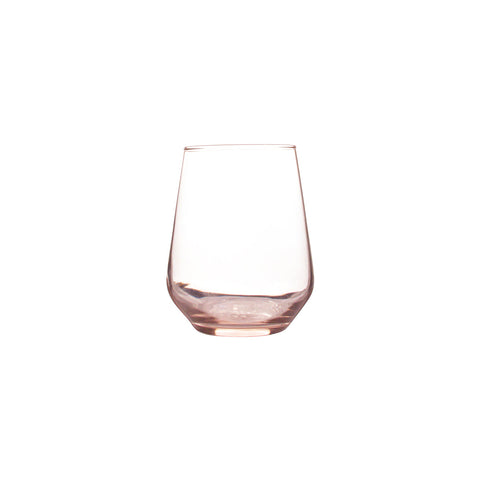 CC741536-PK Pasabahce Allegra Glassware Pink Tumbler 67x110mm / 425ml
