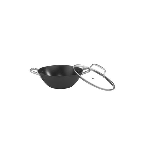 P167-028 Pujadas Casseroles w/ Glass Lid Deep Casserole w/ Glass Lid 280x110mm