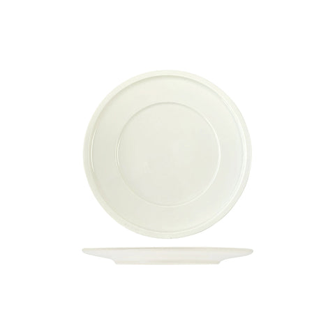 R50-1020 RAK Porcelain Rakstone Ease Ivory Dinnerware Collection Rakstone Ease Ivory Flat Plate 200mm