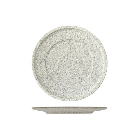R50-1024-CL RAK Porcelain Rakstone Ease Clay Dinnerware Collection Rakstone Ease Clay Flat Plate 240mm