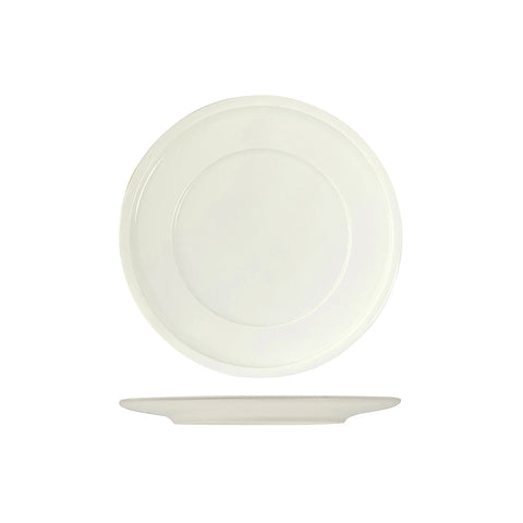 R50-1024 RAK Porcelain Rakstone Ease Ivory Dinnerware Collection Rakstone Ease Ivory Flat Plate 240mm
