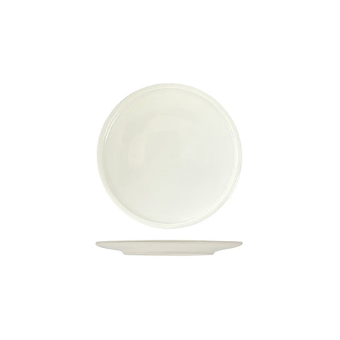 R50-2016 RAK Porcelain Rakstone Ease Ivory Dinnerware Collection Rakstone Ease Ivory Flat Coupe Plate 160mm