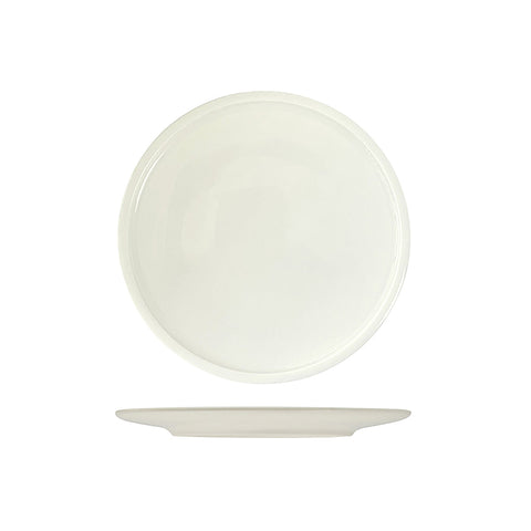 R50-2024 RAK Porcelain Rakstone Ease Ivory Dinnerware Collection Rakstone Ease Ivory Flat Coupe Plate 240mm