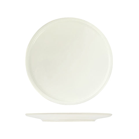 R50-2028 RAK Porcelain Rakstone Ease Ivory Dinnerware Collection Rakstone Ease Ivory Flat Coupe Plate 280mm