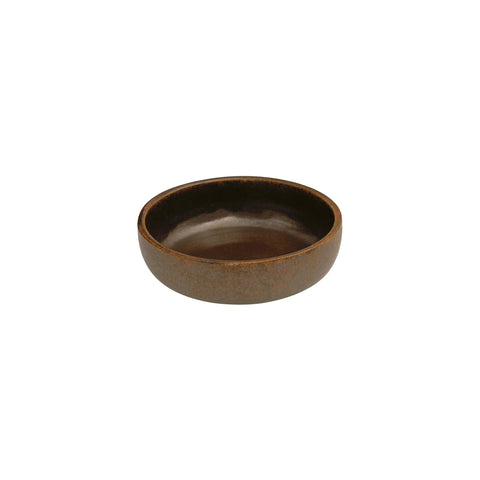 R50-3116-RU RAK Porcelain Rakstone East Rust Dinnerware Collection Rakstone East Rust Deep Round Plate 160mm