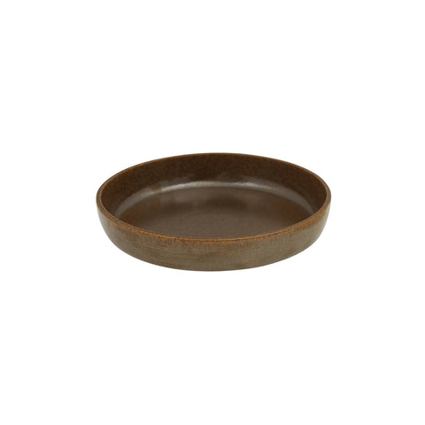 R50-3124-RU RAK Porcelain Rakstone East Rust Dinnerware Collection Rakstone East Rust Deep Round Plate 240mm