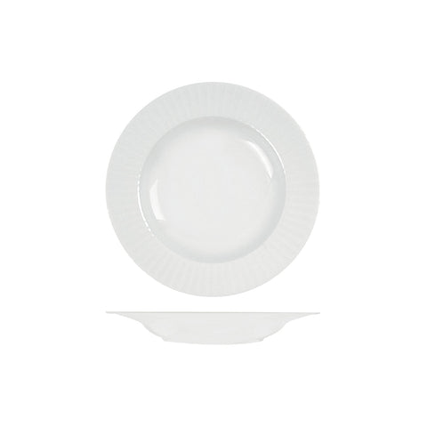 RMRDP23 RAK Porcelain Metropolis Dinnerware Collection Metropolis Round Bowl - Wide Rim 230mm/475ml