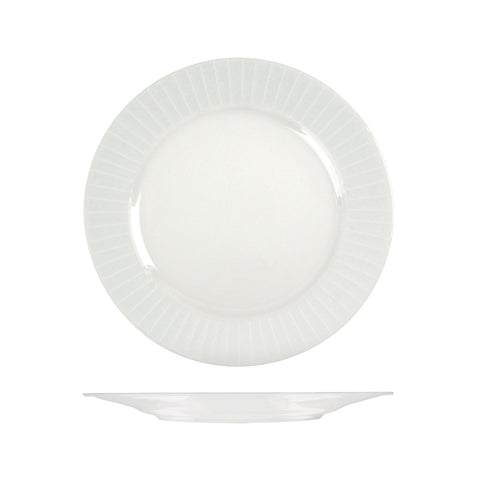 RMRP31 RAK Porcelain Metropolis Dinnerware Collection Metropolis Round Plate - Wide Rim 310mm