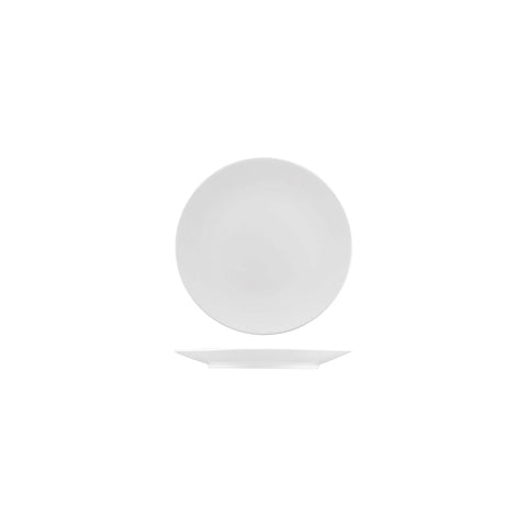 S3205 Australian Fine China Flinders Dinnerware Collection Flinders Round Coupe Plate 205mm