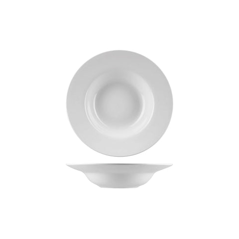 V0101 Australian Fine China Flinders Dinnerware Collection Flinders Round Deep Coupe Plate 265mm/1250ml